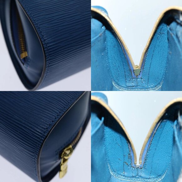 LOUIS VUITTON Epi Dauphine GM Pouch Blue M48435 LV Auth 69549 - Picture 16 of 16